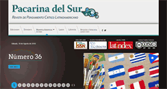 Desktop Screenshot of pacarinadelsur.com